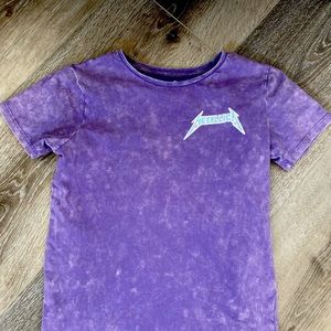 Cotton On Metallica shirt girls size 9-10
